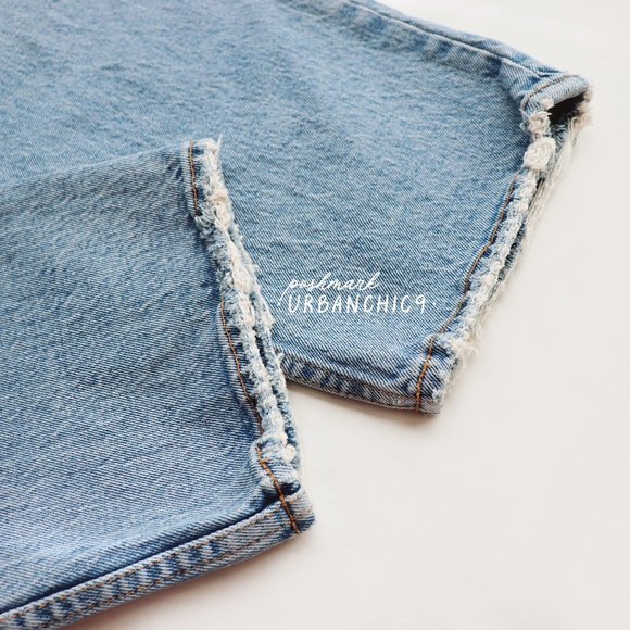 ABERCROMBIE 90s Ultra High Rise Straight Jean 24 - Picture 13 of 15